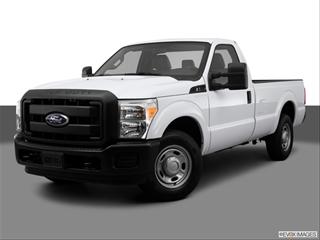 2013 Ford F350 Super Duty Regular Cab 2-door XL  Pickup Front angle medium view photo
